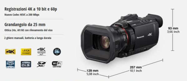 Panasonic HC-X1500E ex demo
