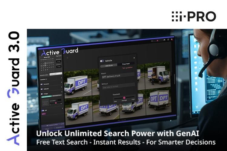 i-PRO Active Guard 3.0 e la ricerca video con AI generativa